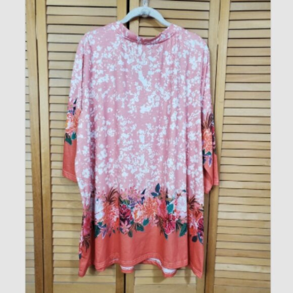 Woman Within Plus Size Watercolor Tunic 1X (22/24) - Picture 6 of 8